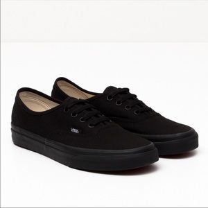 New- Black on black vans